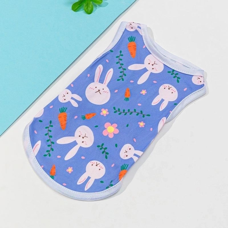 Cute Polyester Rabbit Cartoon Bear Pet Clothing