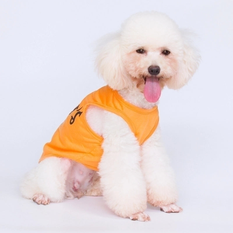 Pet Dog Casual Cotton Letter Pattern Clothes