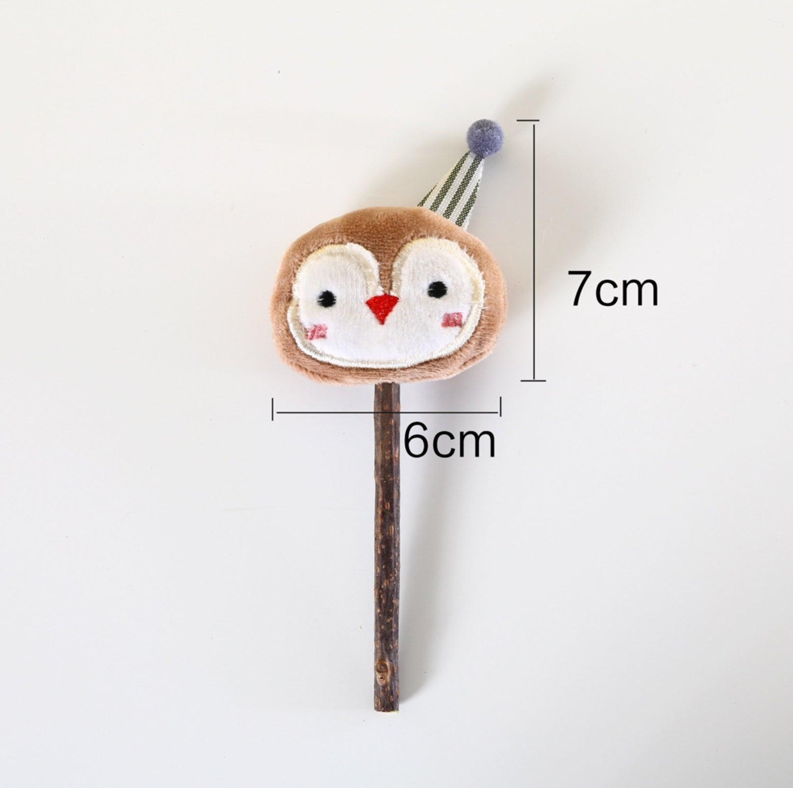 Cartoon Style Plush Polygonum Cat Chewing Toys