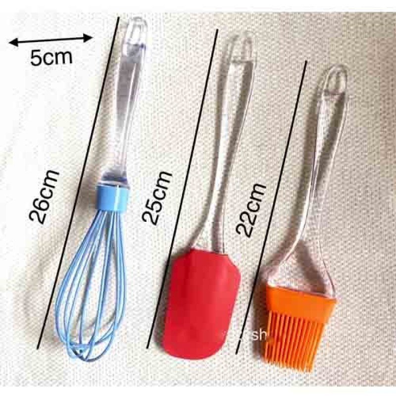 Silicone 3 Pcs Baking Tools Set.