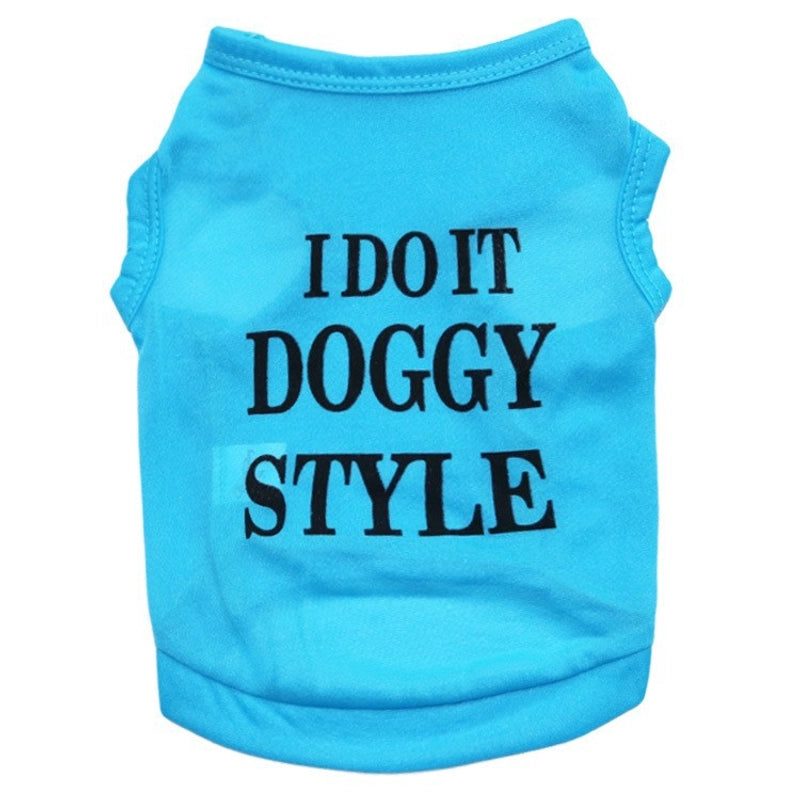 Casual Polyester Letter Pet Clothing