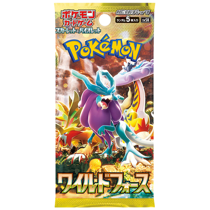 Japanese Pokémon - sv5K - Scarlet & Violet: Wild Force (Temporal Forces) - Booster Boxes & Packs