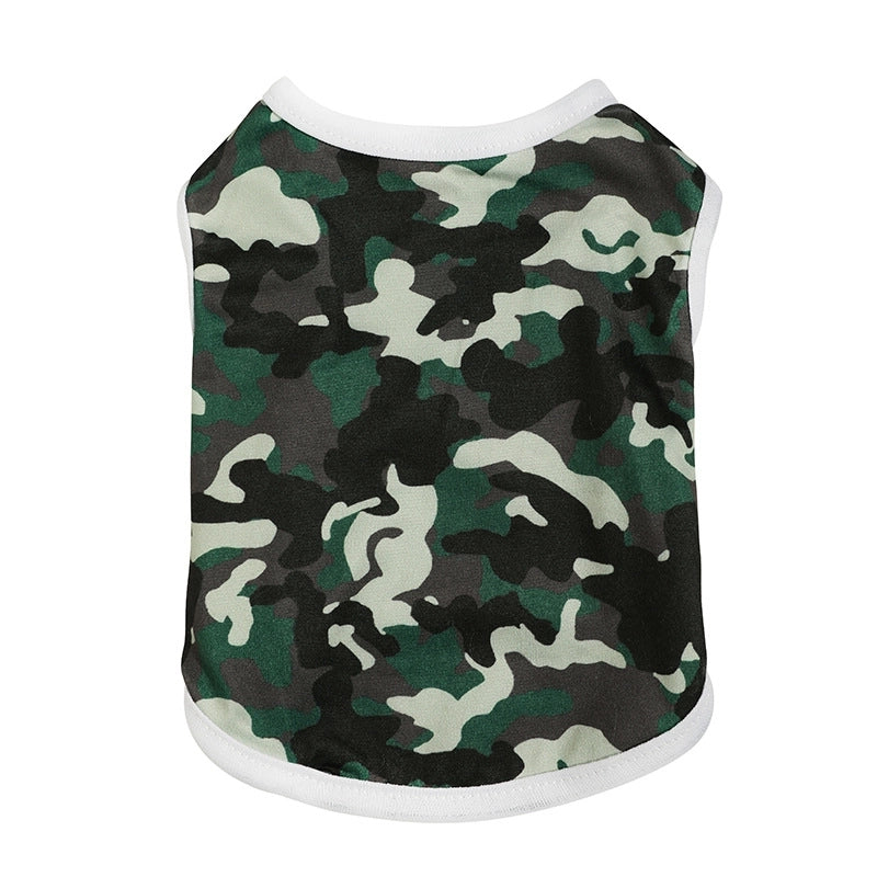 Cute Polyester Elephant Camouflage Pet Clothing