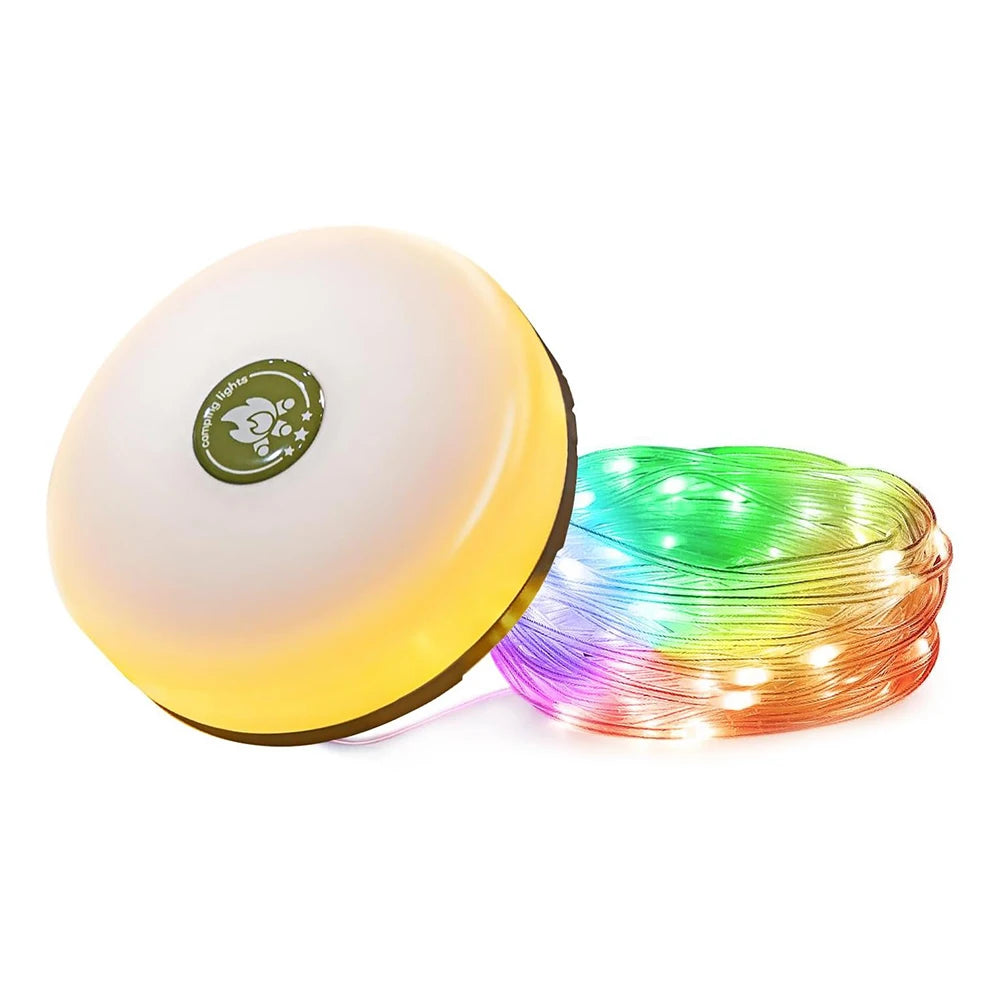 GlowTrail™ Solar Camping String Lights