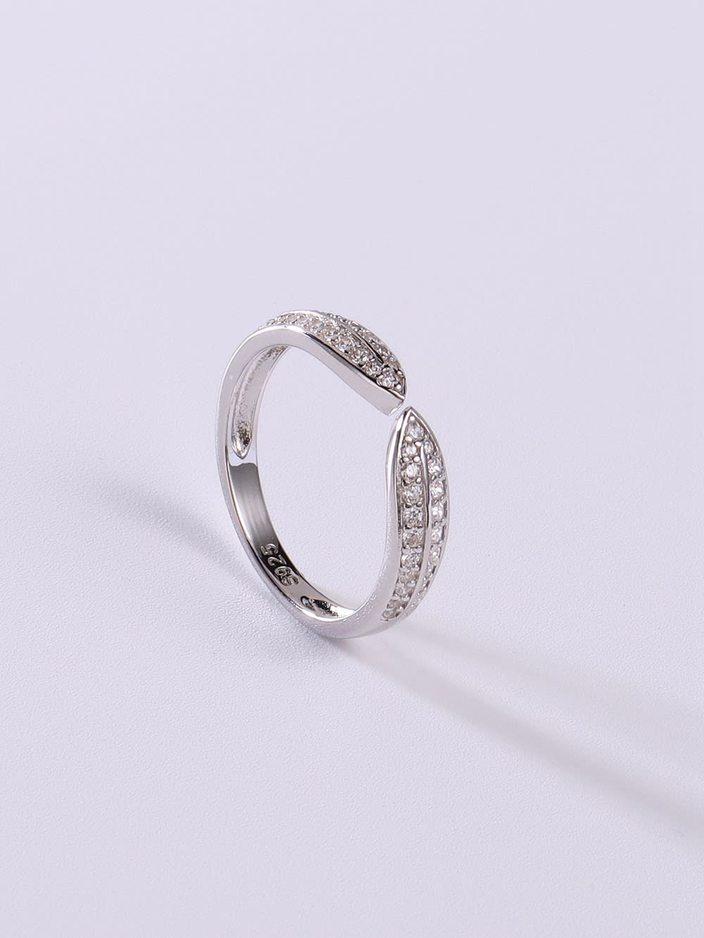 925 Sterling Silver Cubic Zirconia Band Ring