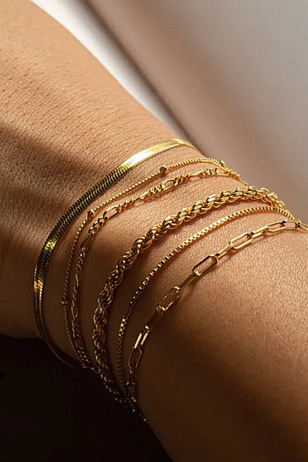 6PCS Simple Geometry Bracelet