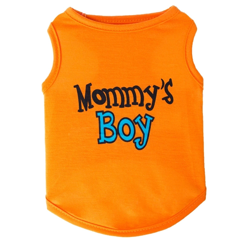Pet Dog Casual Cotton Letter Pattern Clothes