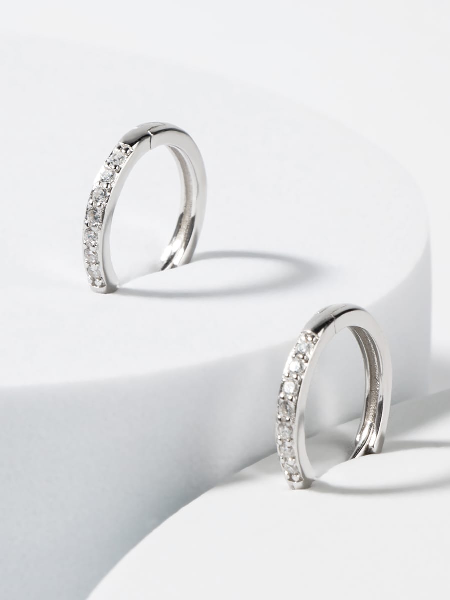 925 Sterling Silver Cubic Zirconia Earrings