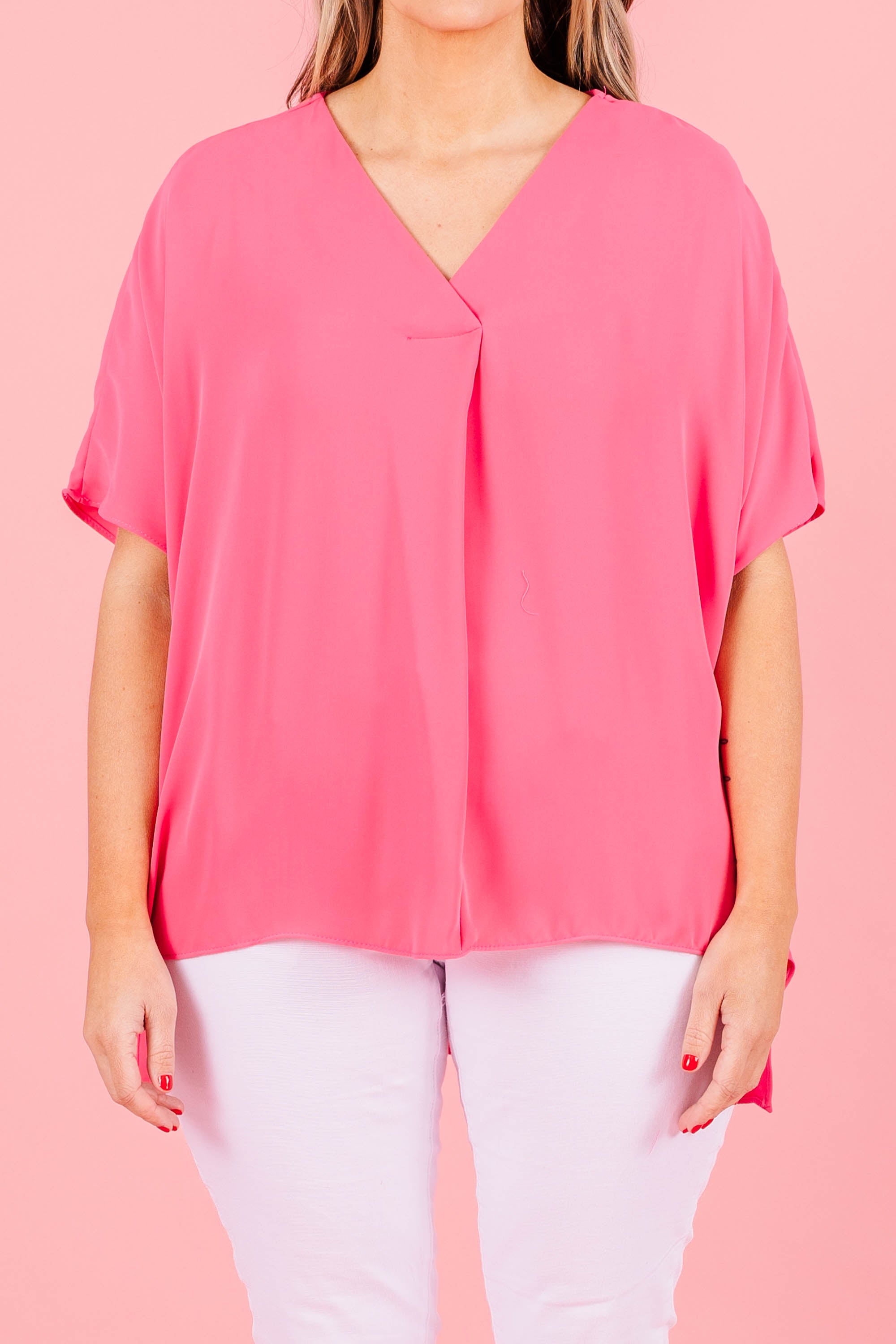 Express Your Thoughts Top. Hot Pink