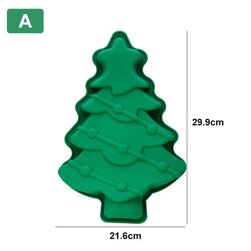🔥BUY 2 GET 1 FREE🔥🌲Christmas Gift! Creative Silicone Christmas Tree Baking Mold💥