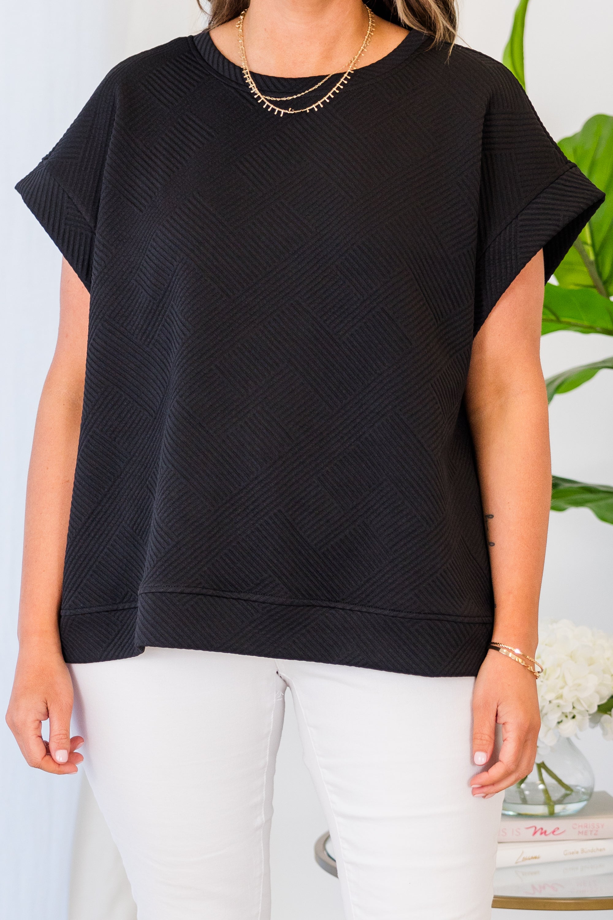 Reserved For You Top. Black