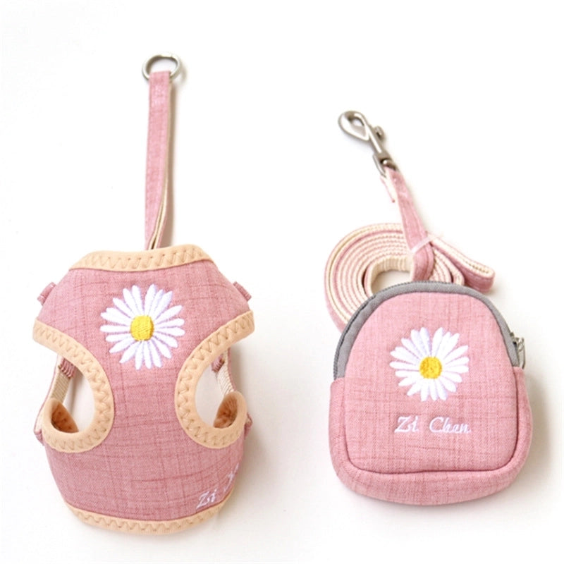 Minimalist Classic Style Nylon Letter Color Block Leash