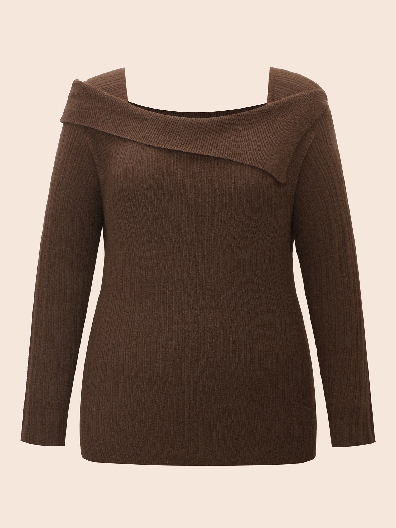 Supersoft Essentials Asymmetrical Neck Slim Fit Pullover