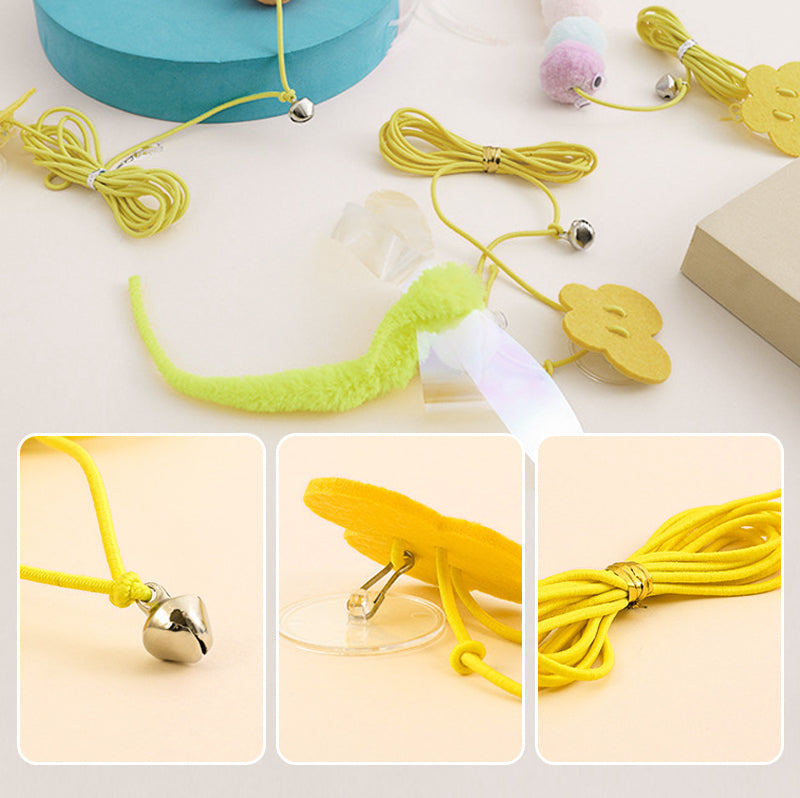 🔥Hot Sale😻Adjustable Hanging Cat Interactive Toy🧶