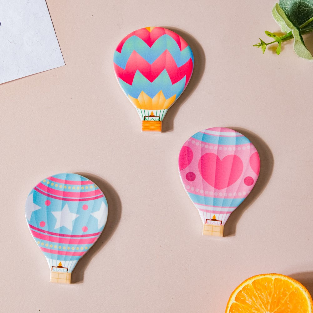 Chevron Hot Air Balloon Fridge Magnet