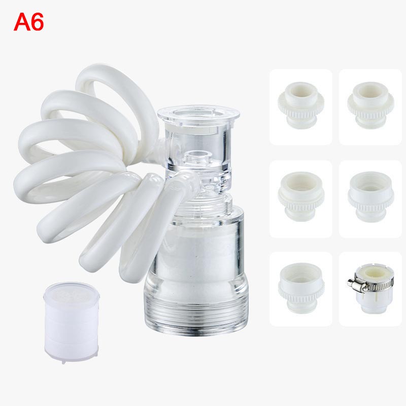 Universal Stretchable Extension Faucet with Filter
