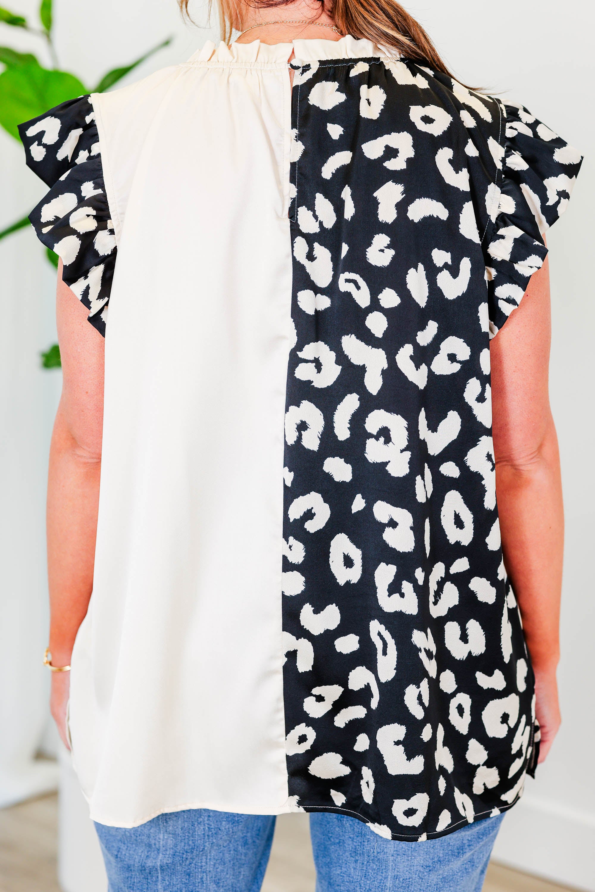 Inspire And Empower Blouse. Black