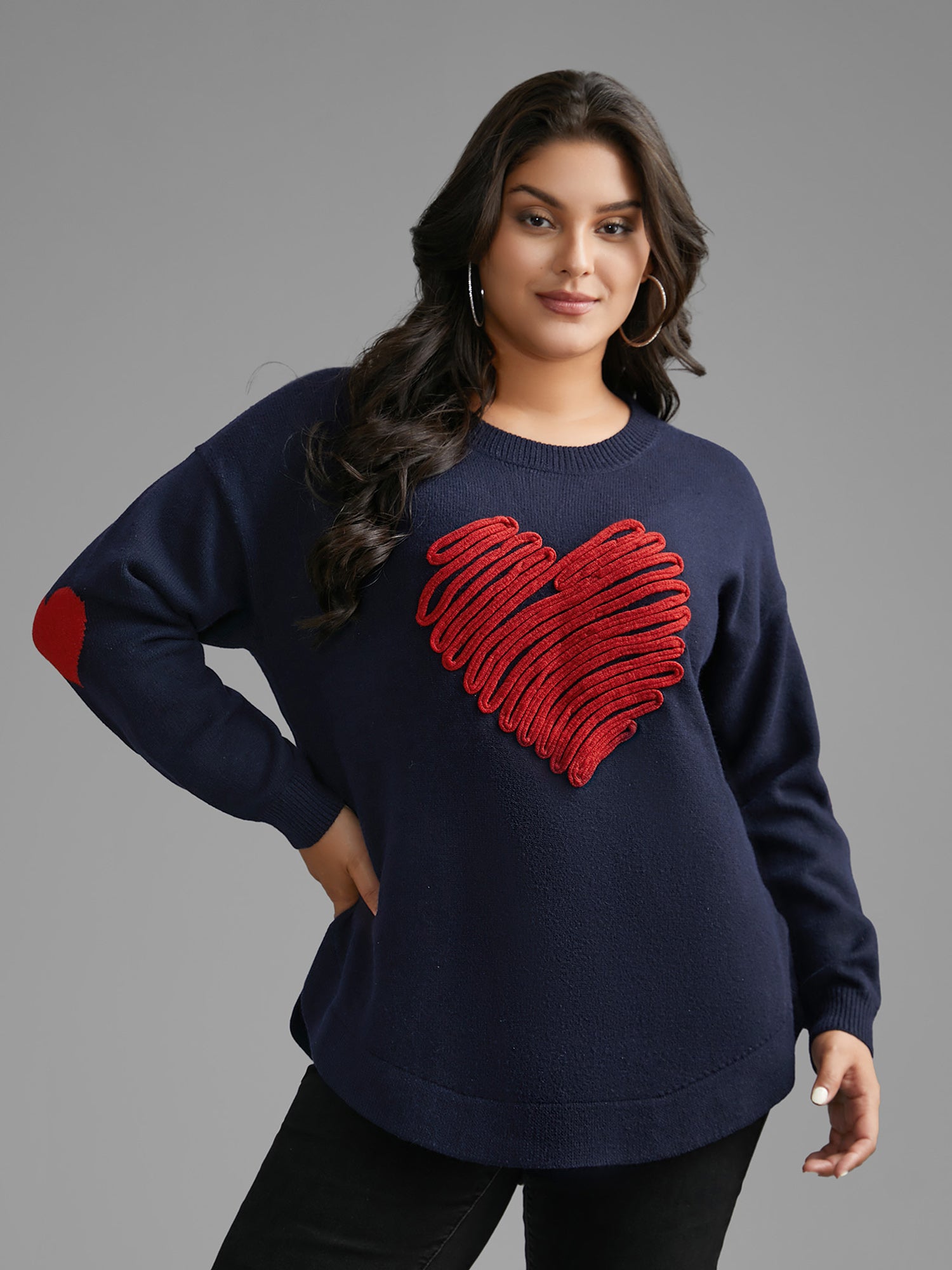 Supersoft Heart Pattern Cardigan