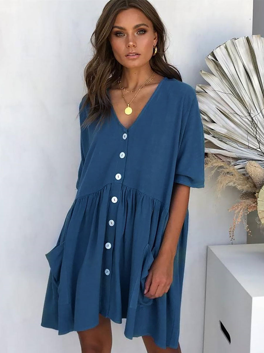 Button Dress