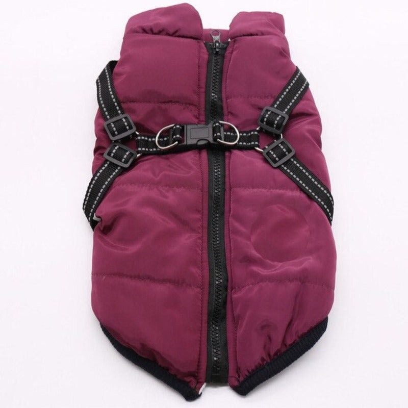Pet Dog Coat Jacket With Harness