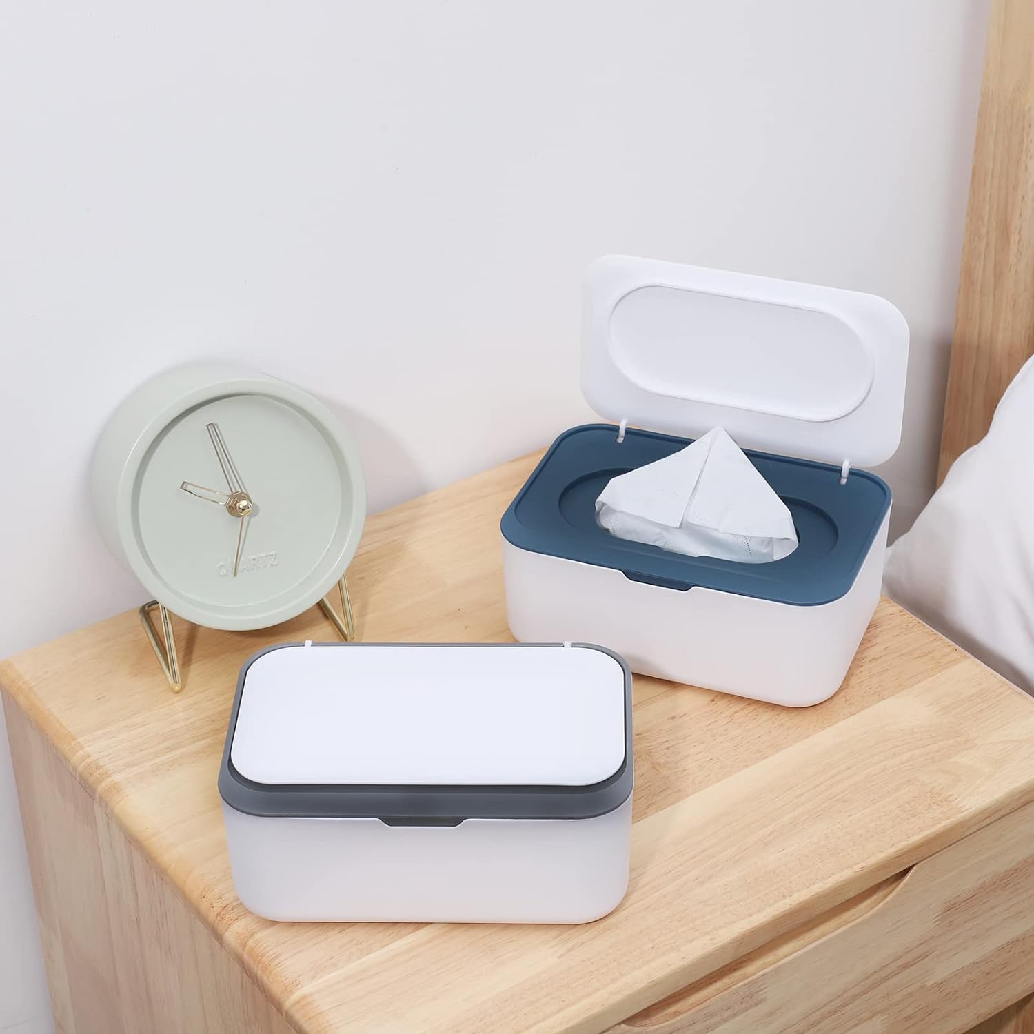 Wipes Dispenser Holder Tissue Storage Box Case With Lid. Wet Wipes Tissue Box