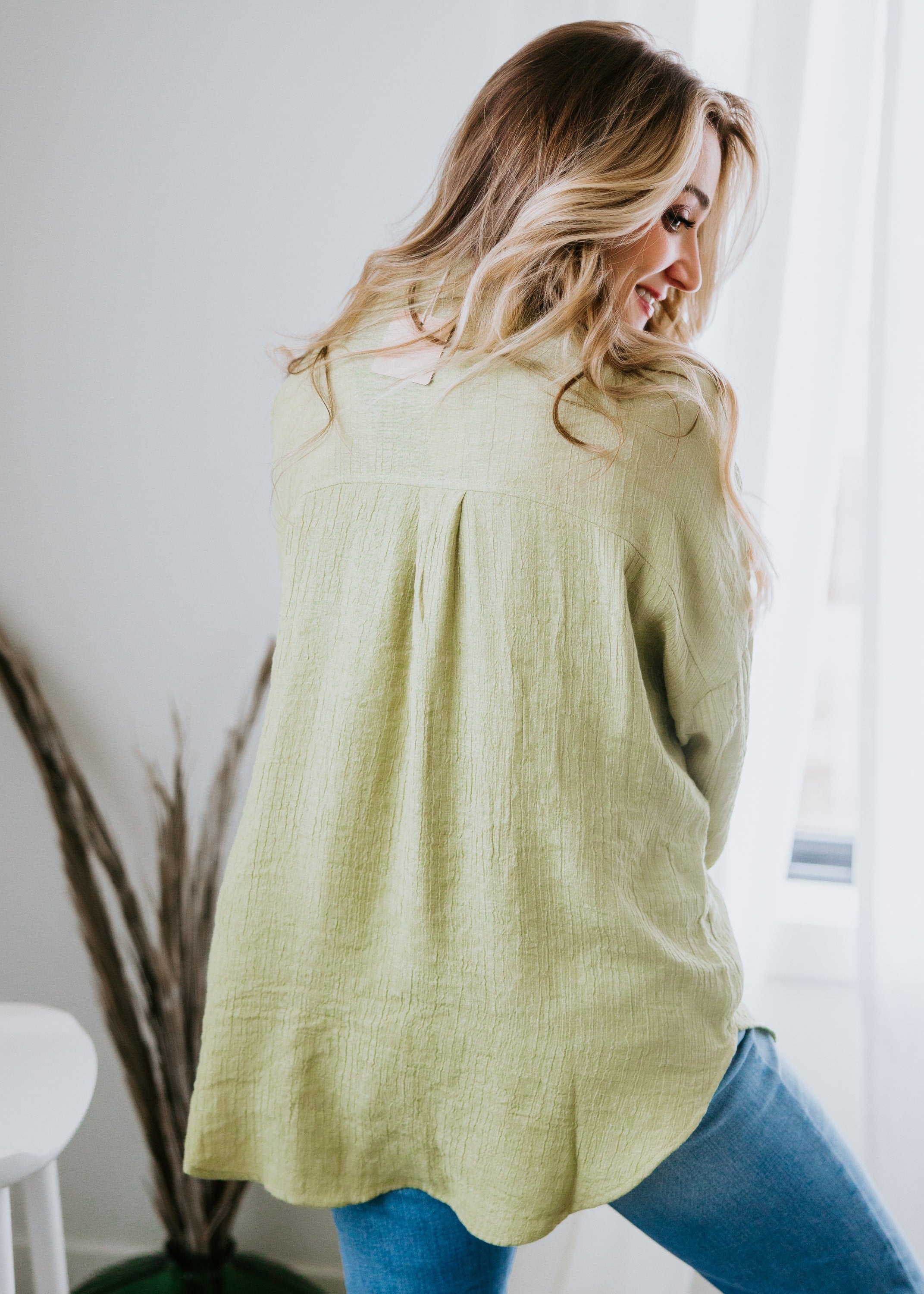 Rickie Button Down Top