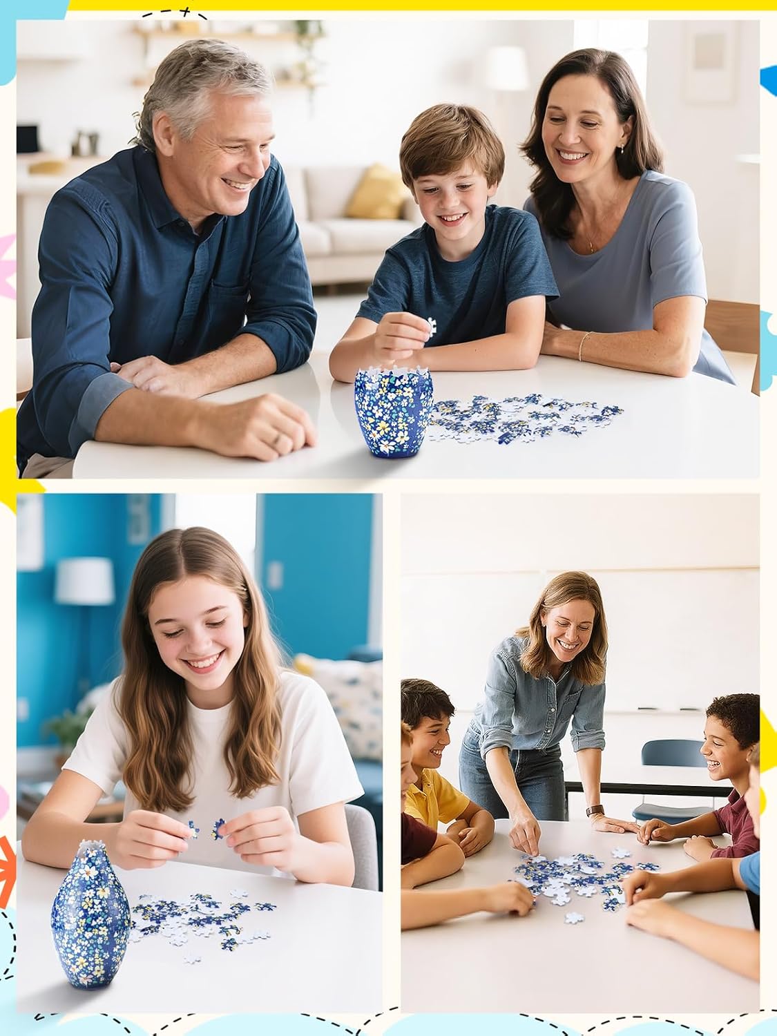 Unique 3D Puzzle - 160 Pieces of Puzzle Flower Vase, Plum Blossom Themed Art Projects Gift