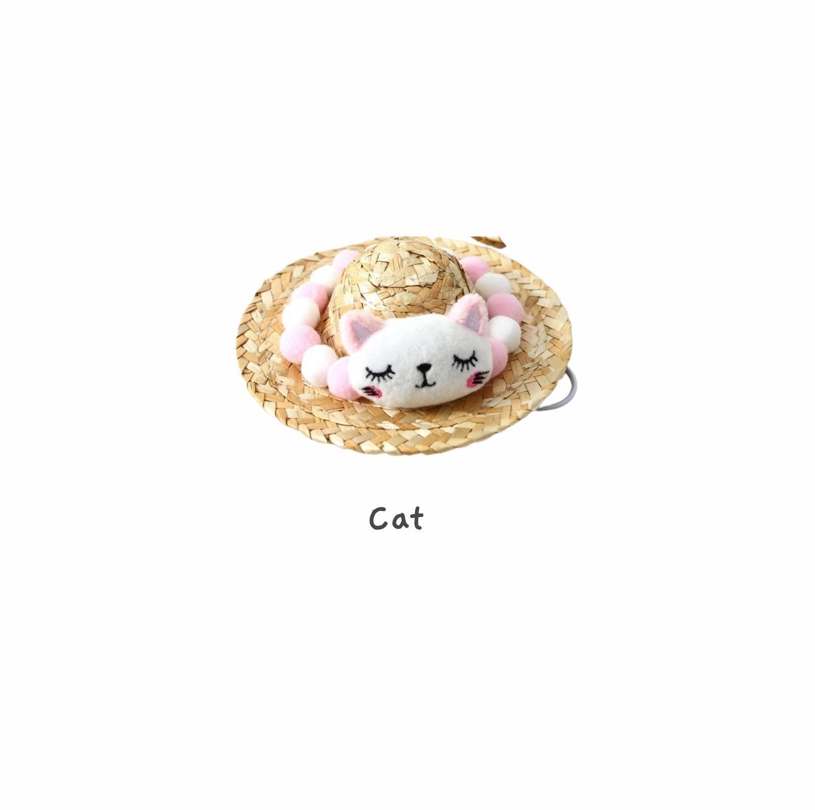 Unique Style Pet Straw Hat
