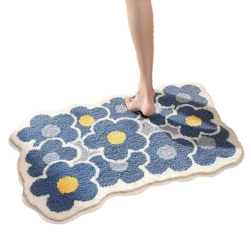 Casual Elegant Cute Geometric Floral Imitation Cashmere Carpet Bedding