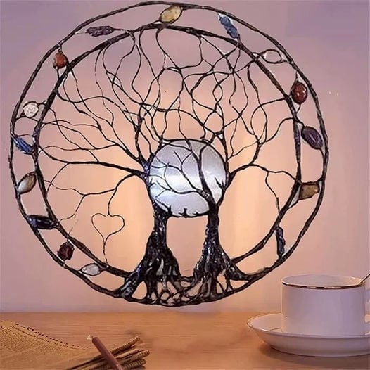 Circle of Life Garden Wall Art. The Moon Huggers
