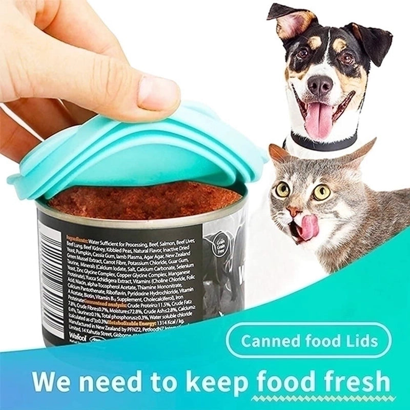 Minimalist Silica Gel Solid Color Pet Tableware 1 Piece
