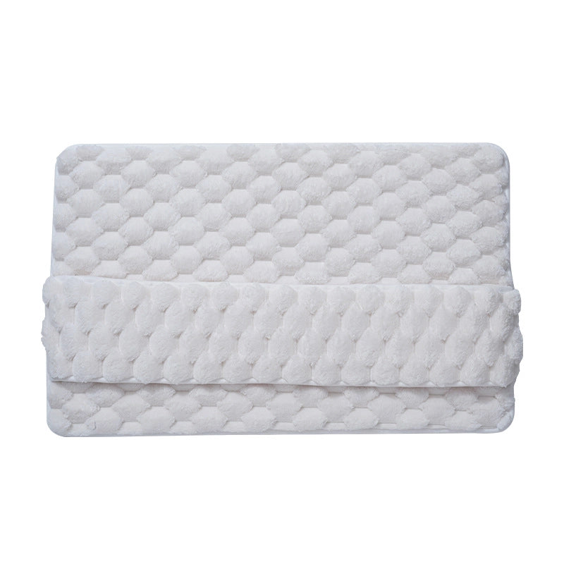 Casual Solid Color Polyester Fiber (polyester) Carpet Bathing