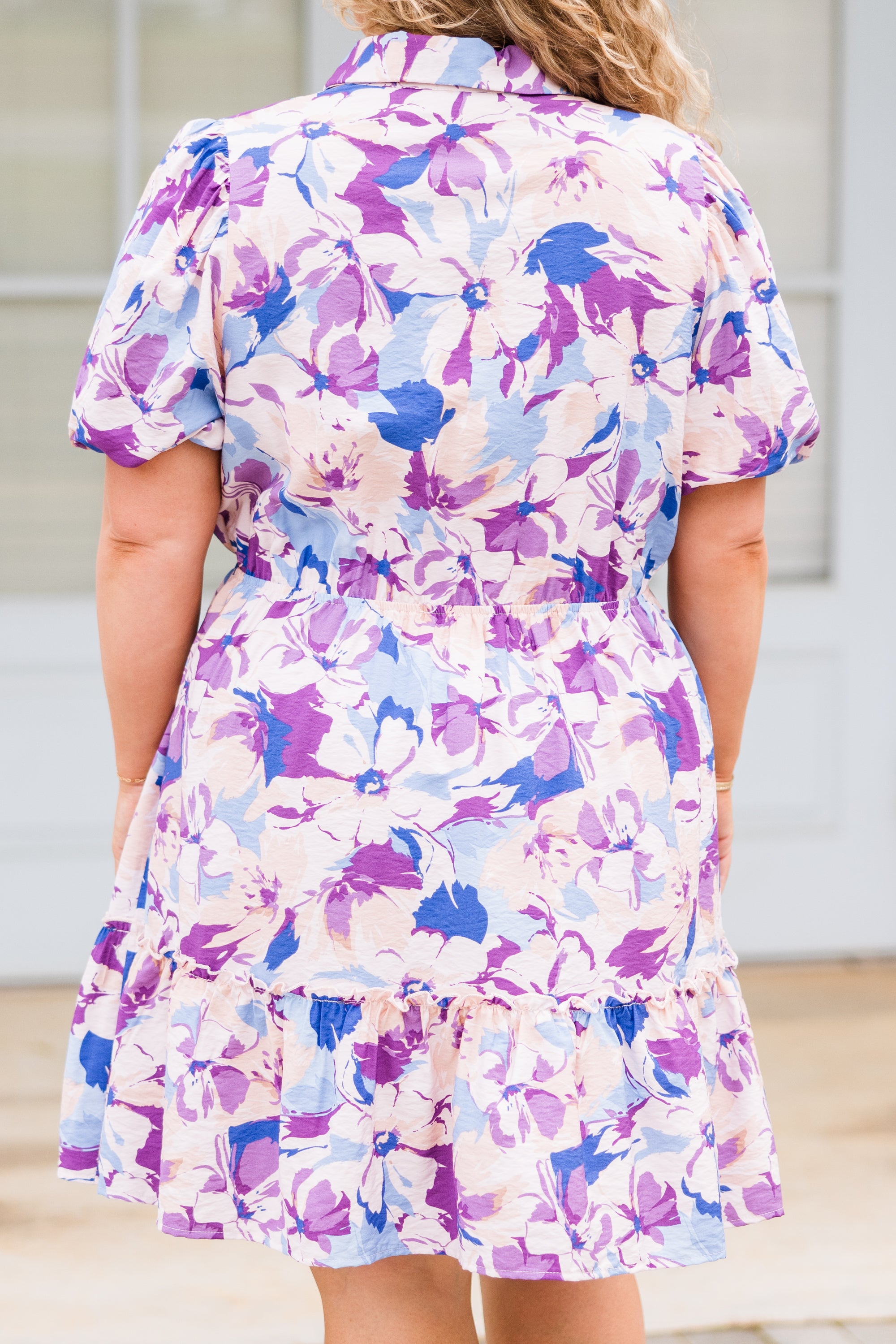 Just A Feeling Dress. Eggplant