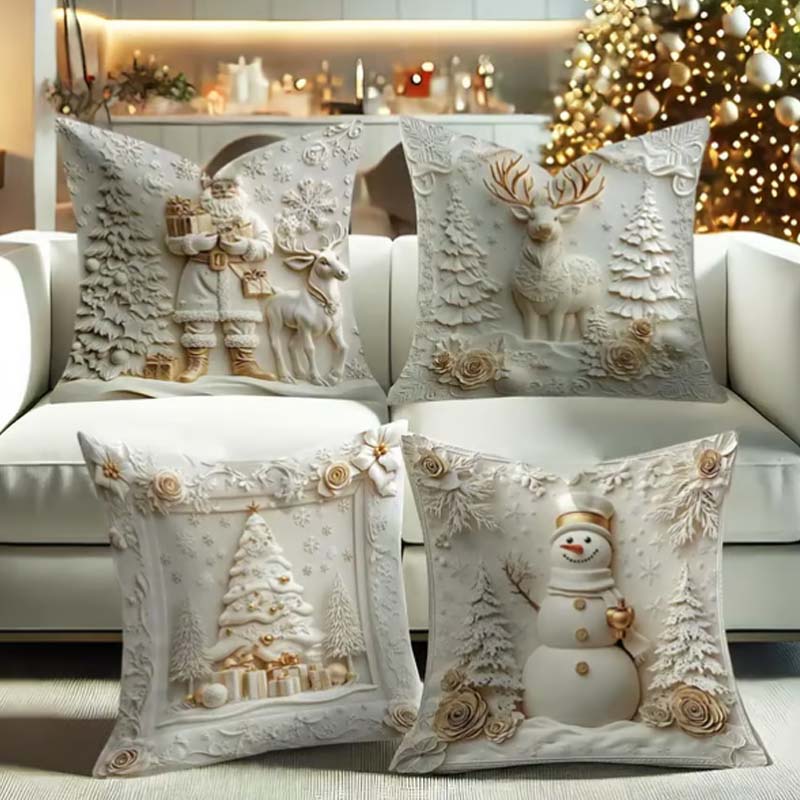 🎁Early Christmas Hot Sale 49% OFF🎅🎄Christmas Themed Cushion Cover💝4-piece set