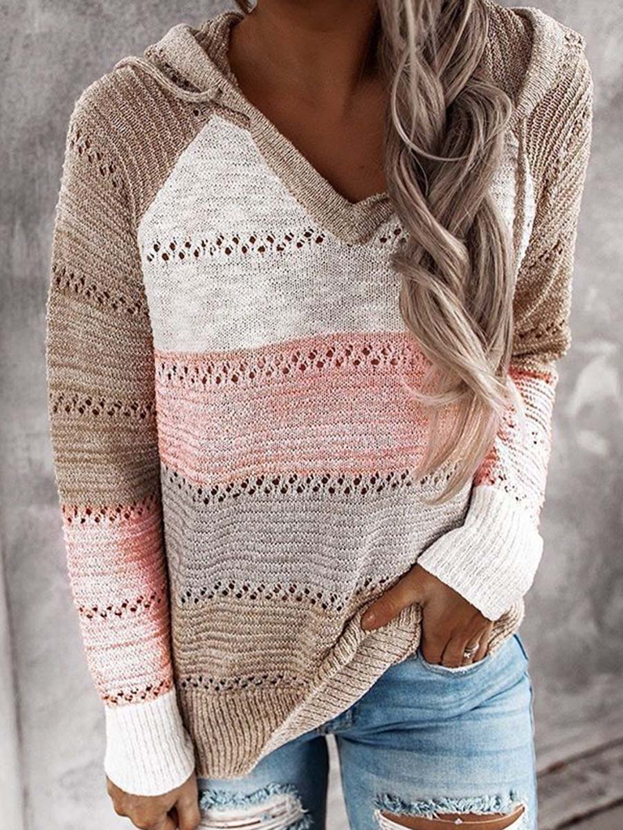 Hollow Out Knitted Tops
