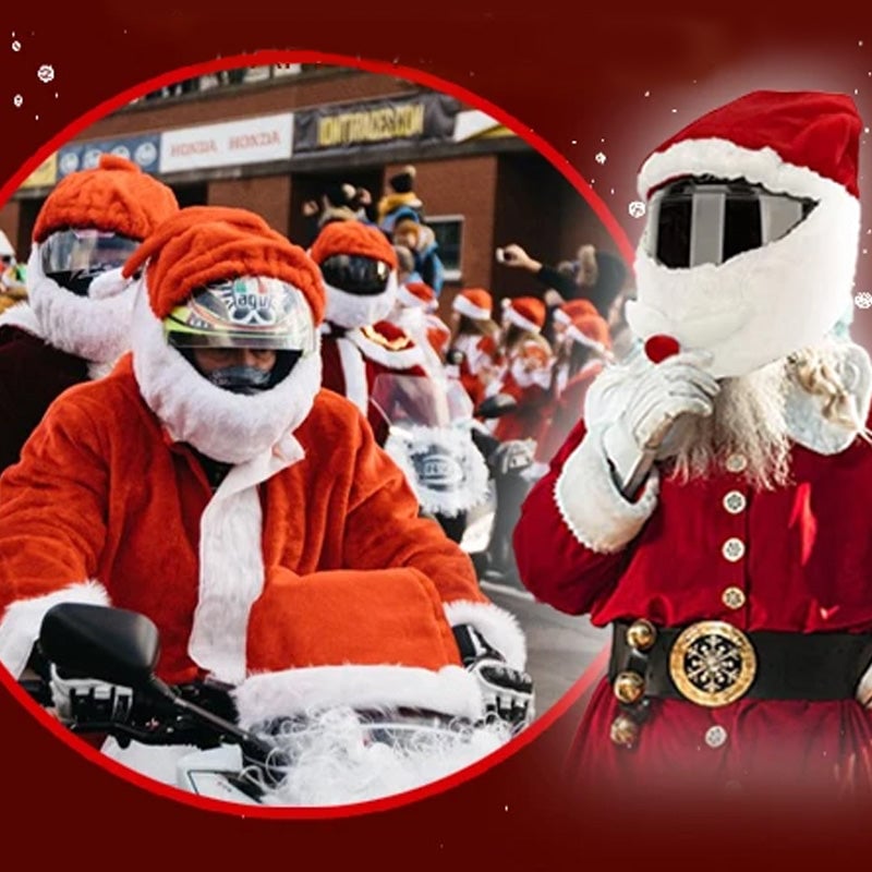Santa Claus Motorcycle Helmet Protector