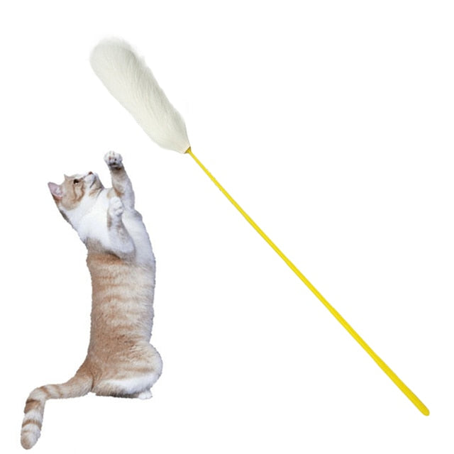 Fluffy Teaser Toy For Cats