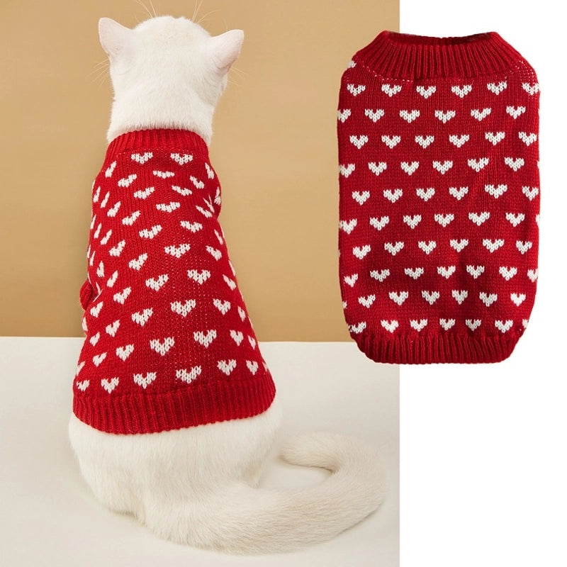 Casual Acrylic Color Block Pet Clothing