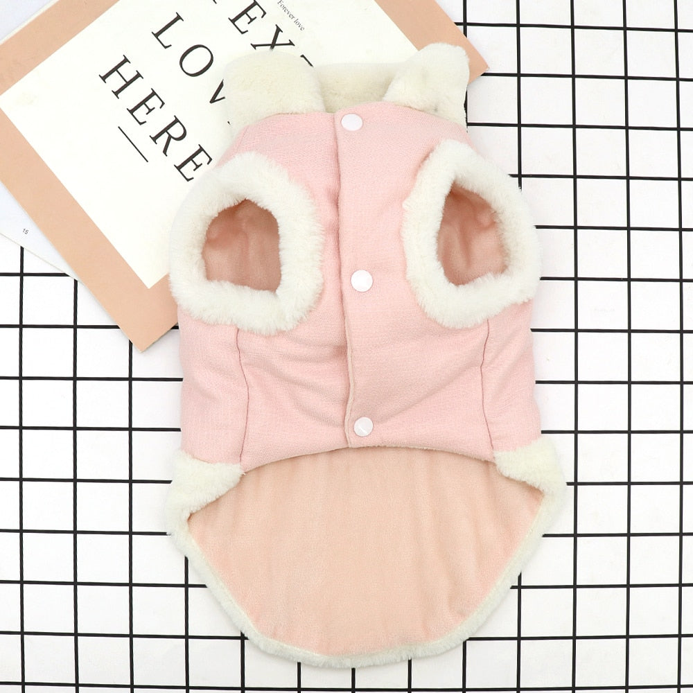 Warm Furry Puppy Coat