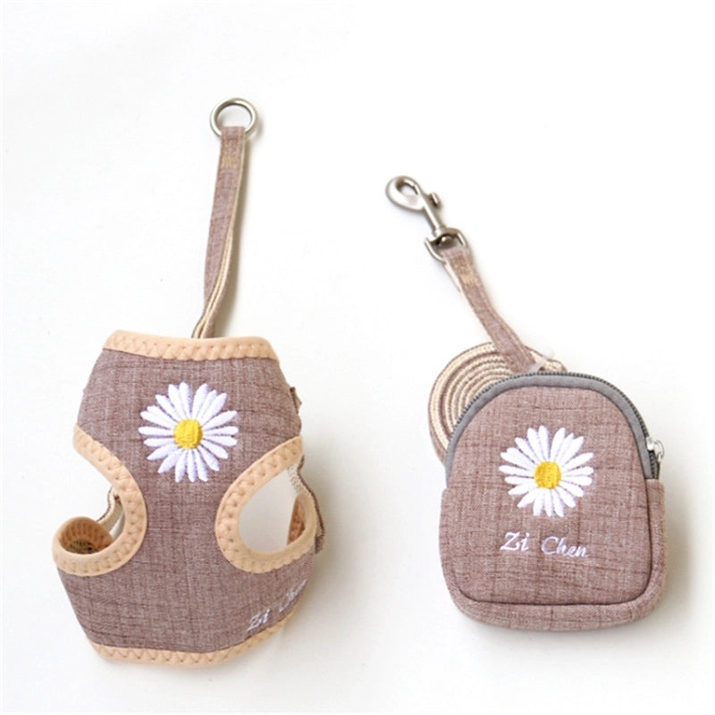 Minimalist Classic Style Nylon Letter Color Block Leash