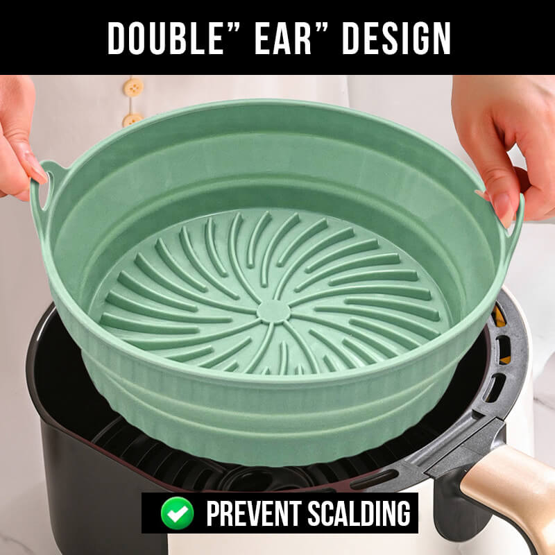 Thickened Foldable Air Fryer Silicone Grill Pan