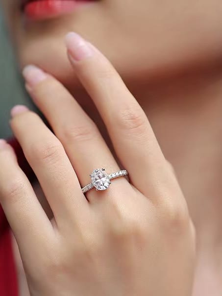 925 Sterling Silver Cubic Zirconia Ring