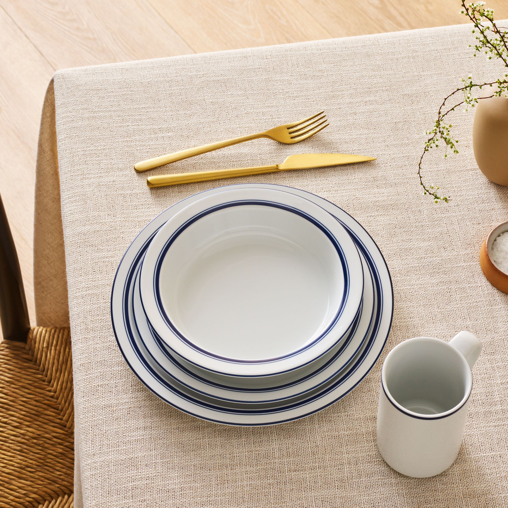 Blue Porcelain Dinnerware