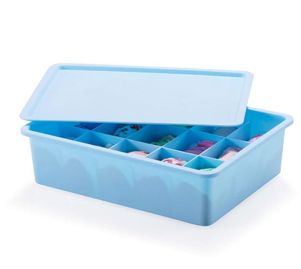 Box Drawer Organizer. 15 Compartment Plastic Storage Drawer Organizer