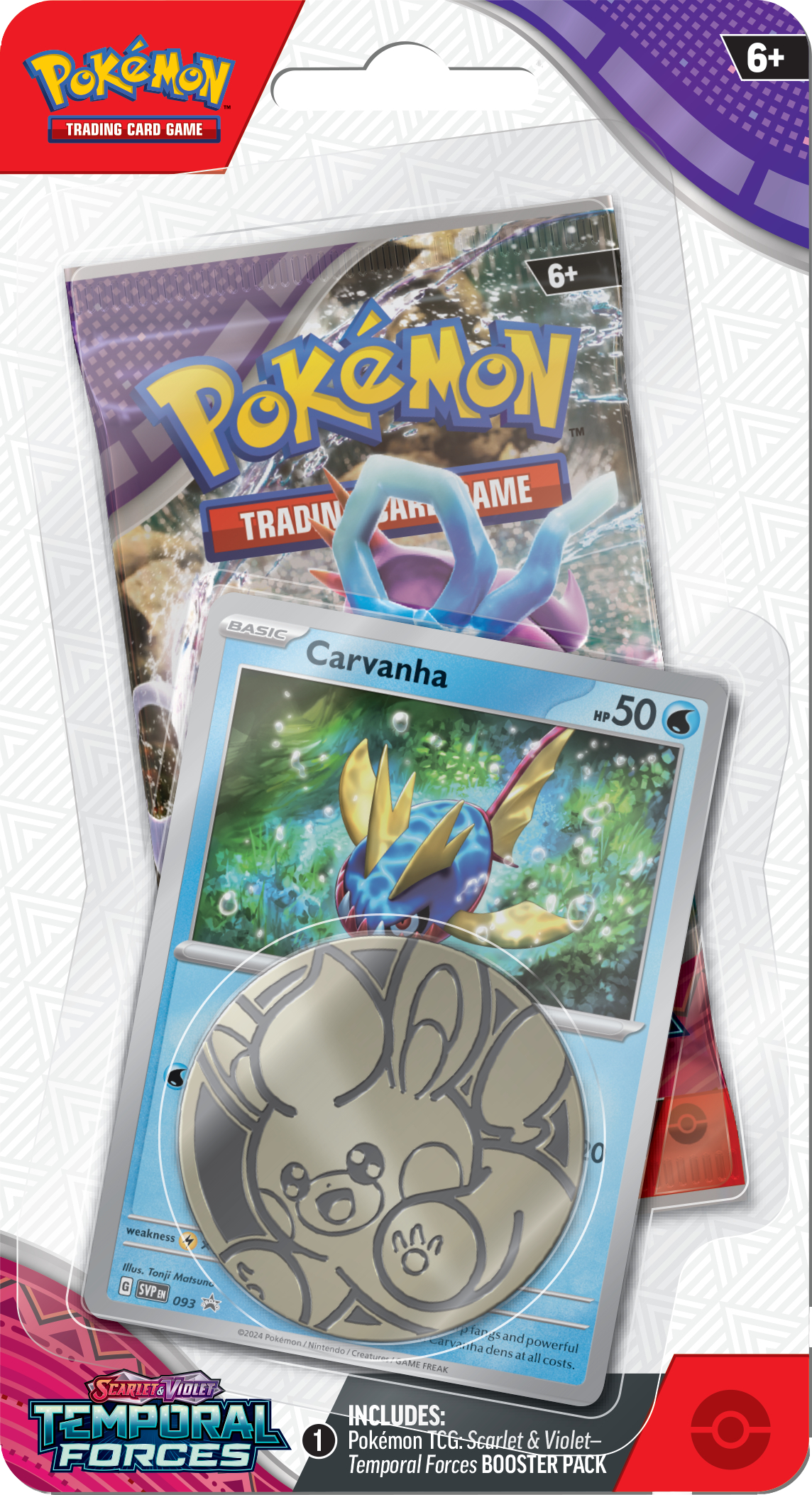 Pokémon TCG: Scarlet & Violet: Temporal Forces Checklane Blister Packs