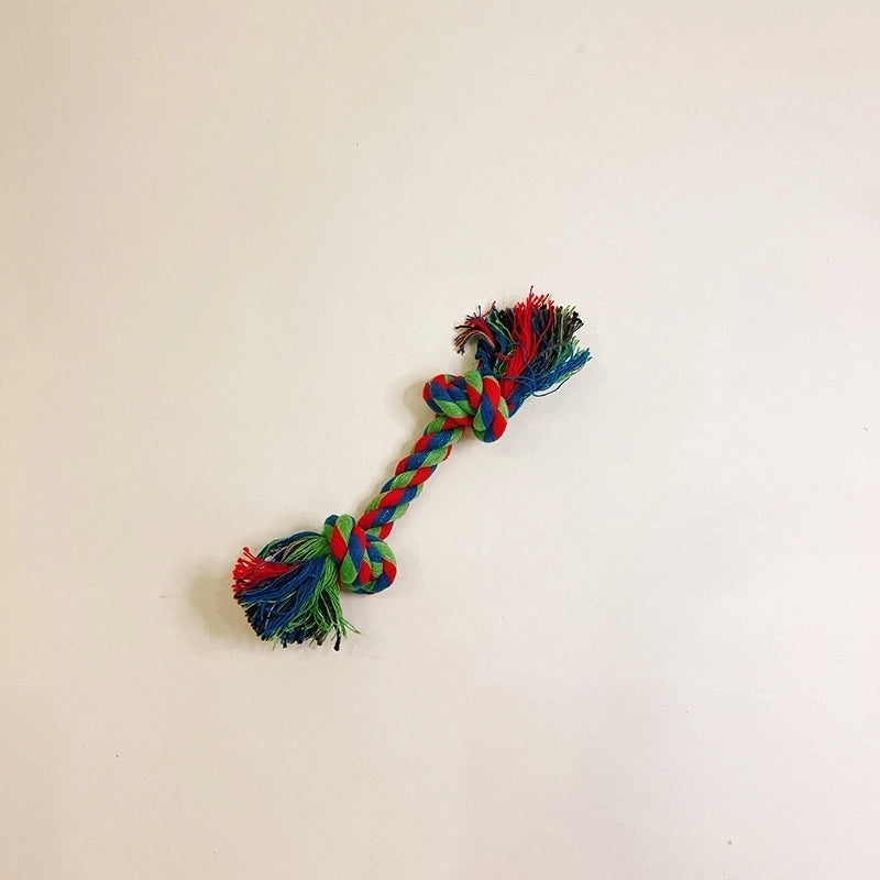 Basic Cotton Rope Color Block Pet Toys