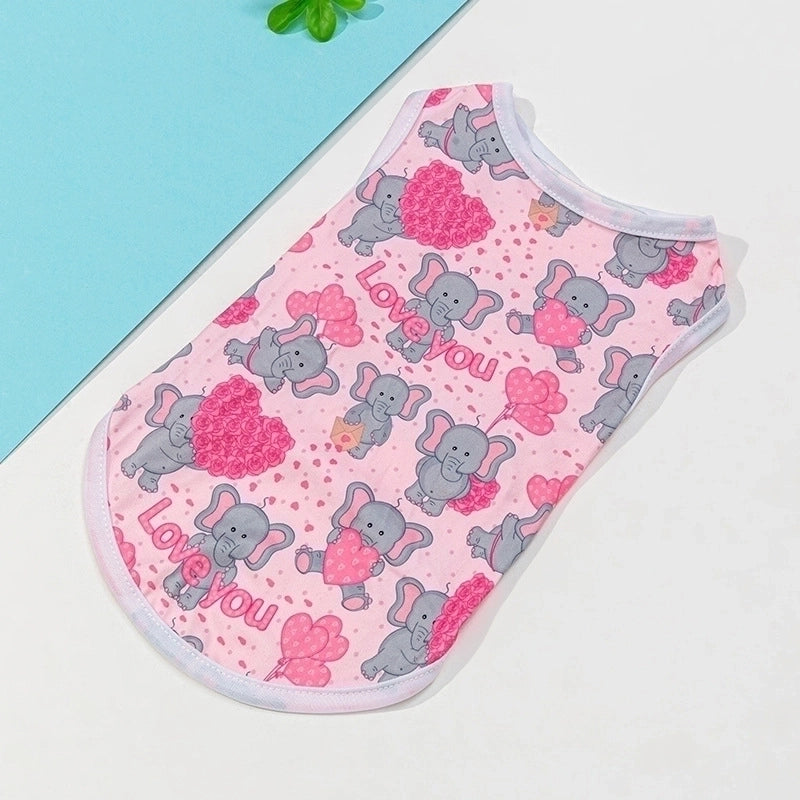 Cute Polyester Rabbit Cartoon Bear Pet Clothing