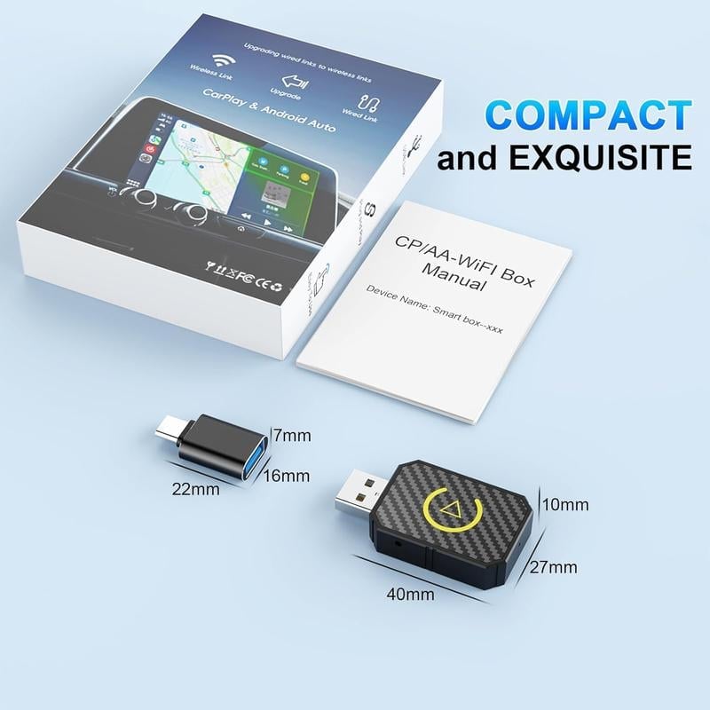 💥LAST DAY SALE 49% OFF💥-Mini Wireless Apple CarPlay Adapter