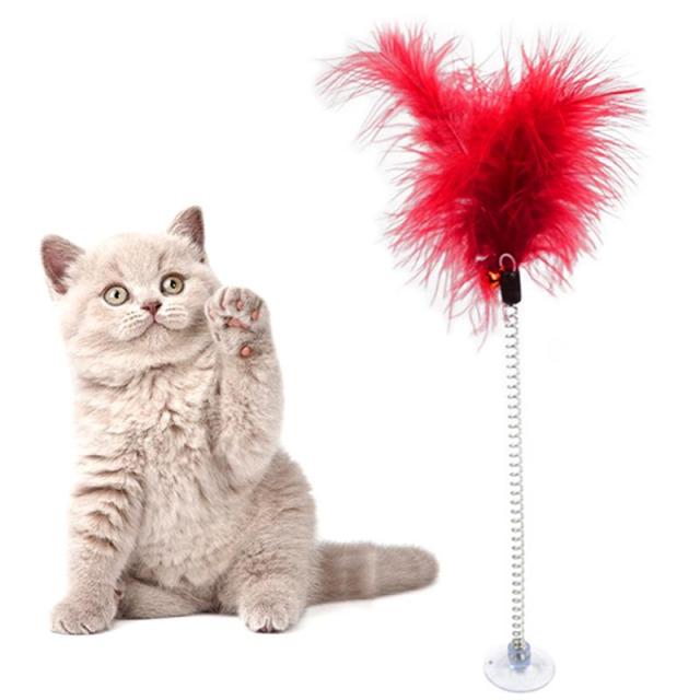 Feather Toy With Bell For Cats