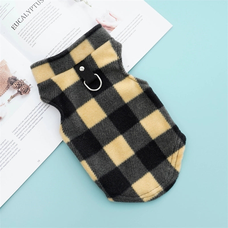 Minimalist Acrylic Solid Color Pet Clothing